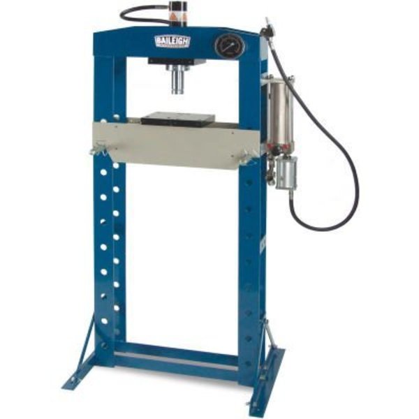 Baileigh Industrial Holdings Baileigh Industrial 20 Ton Air/Hand Operated H-Frame Press, 7-1/2in Stoke, CE Approved 1004808
